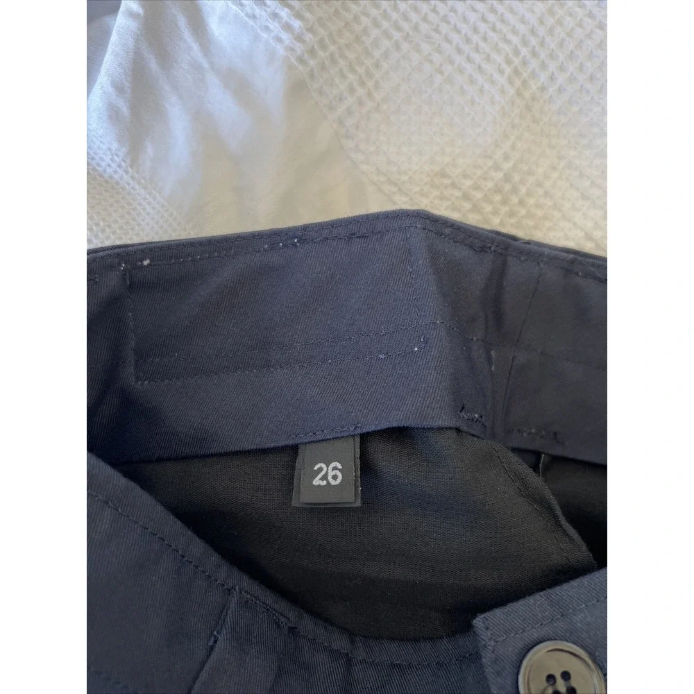 Kith Pants Women's Size 26 Navy Utility Joggers Casual Trousers Cotton
